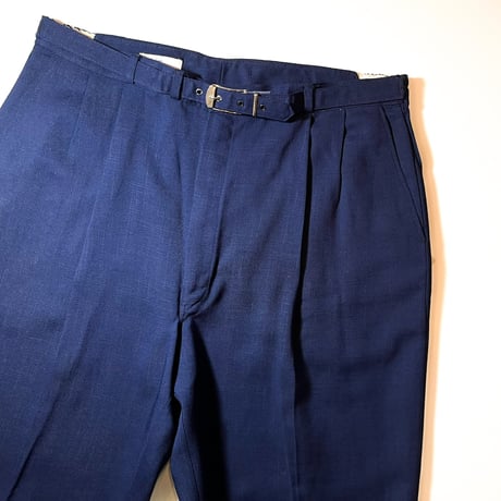 1950's Silver Rayon Slacks Deadstock