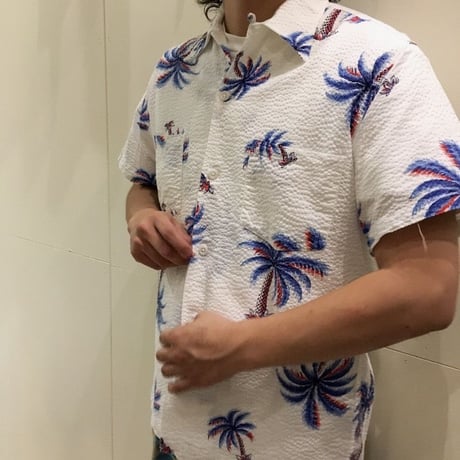 1950's ROYAL PARM Seersucker S/S Shirt