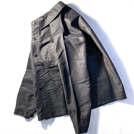 1940〜50's Le Mont-Blanc Black Moleskin Jacket Deadstock