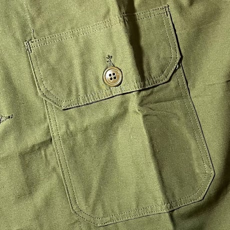 1960's LOUIS ARONOFF CO. Poplin Utility Jacket Deadstock