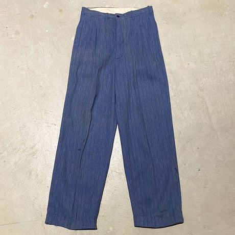 1940's〜 Unknown Cotton Trousers Deadstock