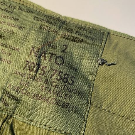 1960's〜 British Army Combat Trousers Deadstock