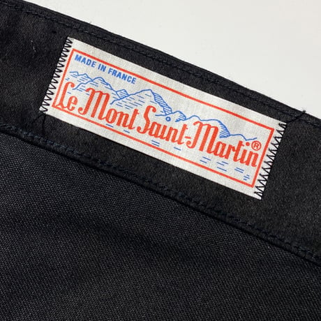 1950's〜 Le Mont Saint-Martin Black Moleskin Trousers Deadstock