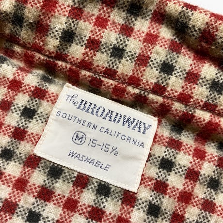 1960's The BROADWAY Flannel L/S Shirt