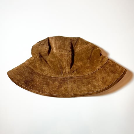 1980's BANANA REPUBLIC Suede Leather Hat