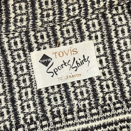 1950's TOVIS Rayon L/S Shirt