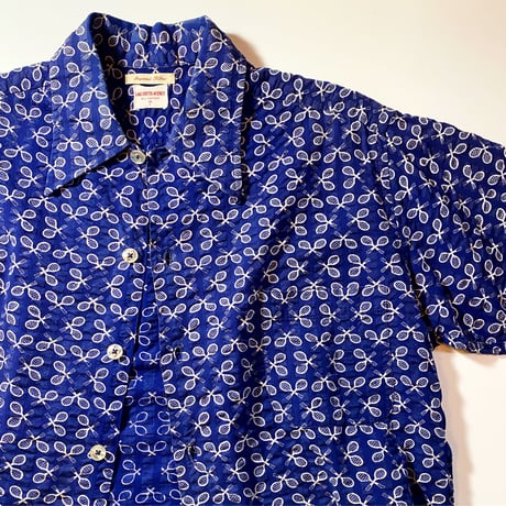 1960's〜 SAKS FIFTH AVENUE Seersucker S/S Shirt