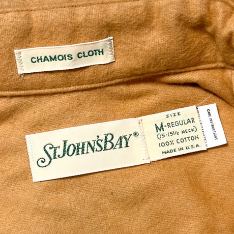 1990's ST JOHN'S BAY Chamois Cloth L/S Shirt Deadstock