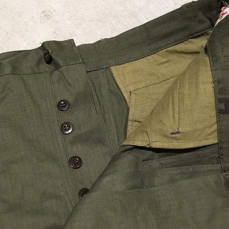 1960's French Army M-47 Herringbone Trousers Deadstock