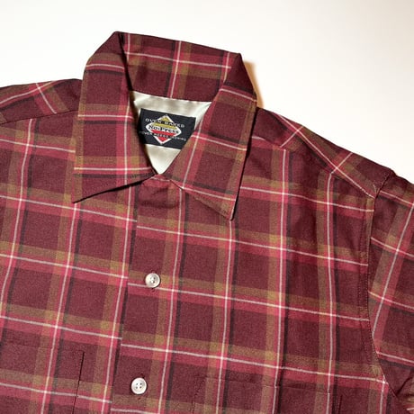 1960's OVEN BAKED Rayon L/S Shirt Deadstock