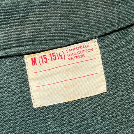 1960's Defiance Mfg. Co Whipcord L/S Shirt Deadstock
