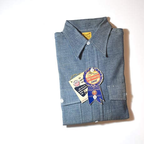 1960's The Big Favorite Chambray L/S Shirt Deadstock
