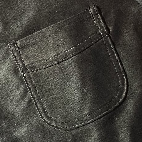 1940〜50's LE MONT ST MICHEL Black Moleskin Jacket Deadstock