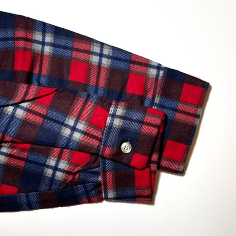 1960's MAYWOOD Flannel L/S Shirt Deadstock