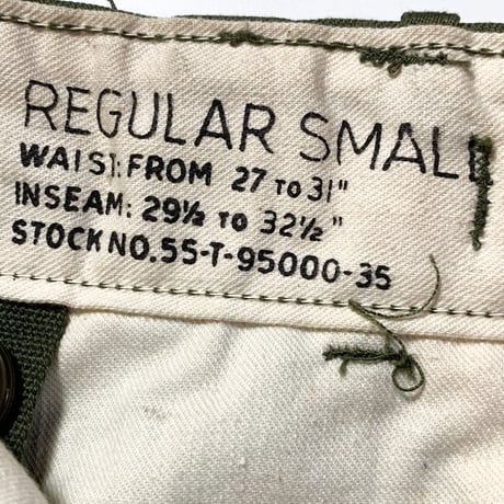 1950's US.ARMY M-51 Field Trousers Deadstock