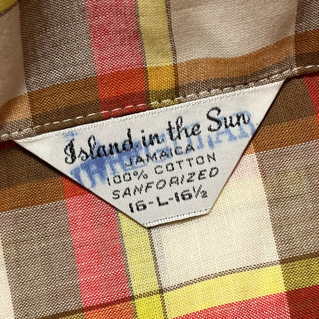 1960's Island in the Sun L/S Shirt Deadstock