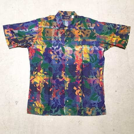 1980's Lord Jeff Indian Madras S/S Shirt Deadstock