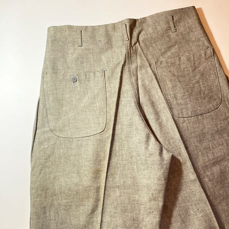 1950's〜 Unknown Cotton Trousers Deadstock