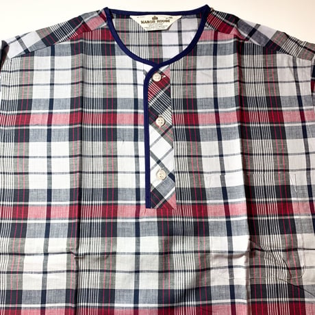 1960's MANOR HOUSE Henleyneck S/S Shirt Deadstock