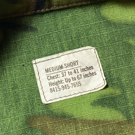 1960's US.ARMY ERDL Jungle Fatigue Jacket