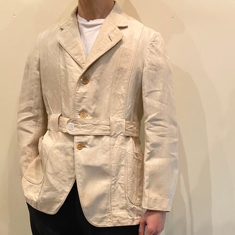 1930's Oregon Textile Mills Co. Linen Norfolk Jacket