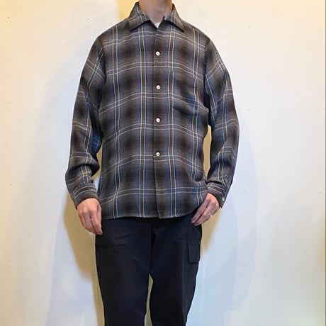 1960's ARROW Rayon L/S Shirt
