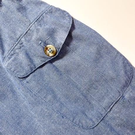 1980's〜 Willis&Geiger Chambray Safari L/S Shirt