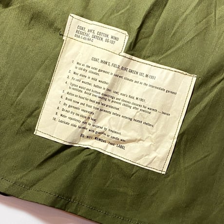 1960's US.ARMY M-51 Field Jacket Deadstock