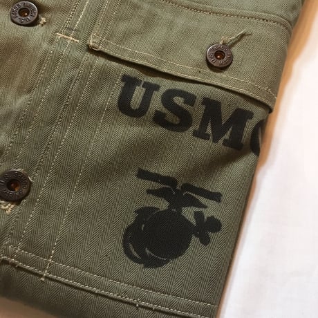 1940's USMC P-44 Herringbone Jacket Deadstock