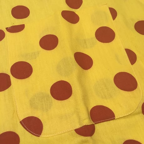 1960's Dunerooke Dots L/S Shirt Deadstock