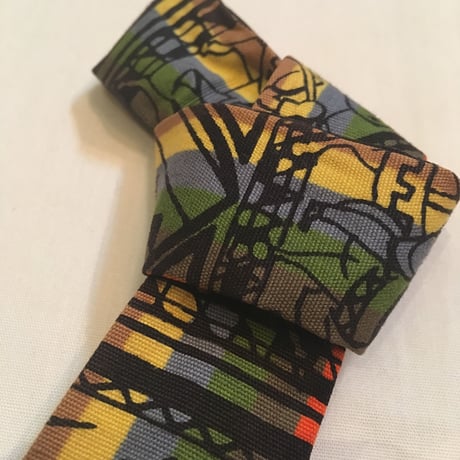 1960's Ludlow vermont Cotton Necktie