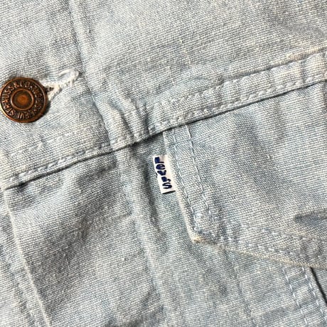 1980's Levi's 70506 Chambray Jacket