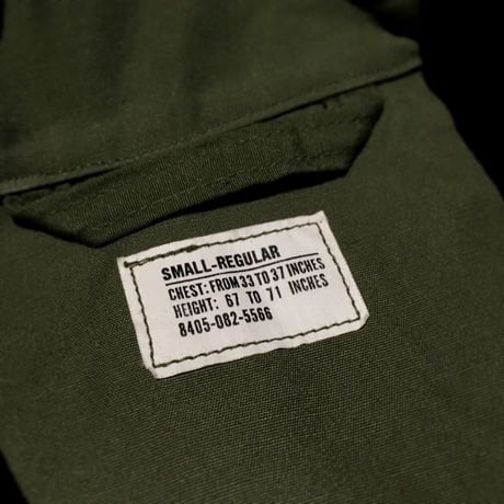 1960's US.ARMY Jungle Fatigue 3rd Jacket Deadstock
