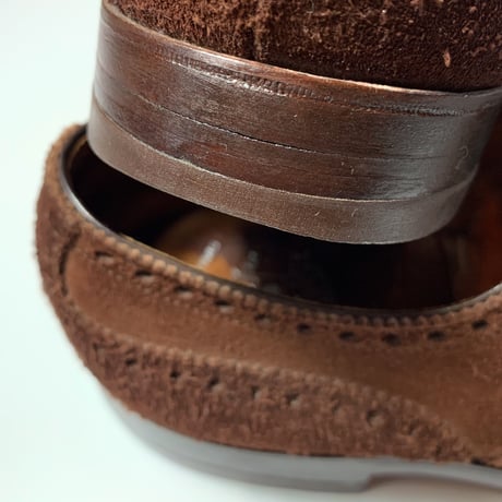 1970's SAXONE Brown Suede Shoes