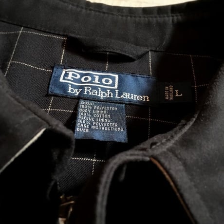 1990's〜 Polo by Ralph Lauren Cotton Blouson Black