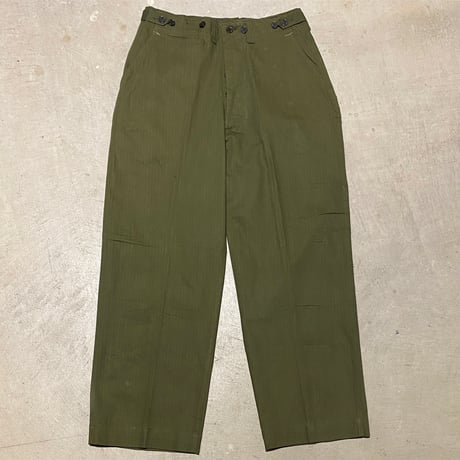 1940's US.ARMY M-43 Herringbone Field Trousers Deadstock