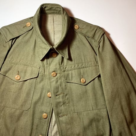 1950's British Army Green Denim Jacket Deadstock