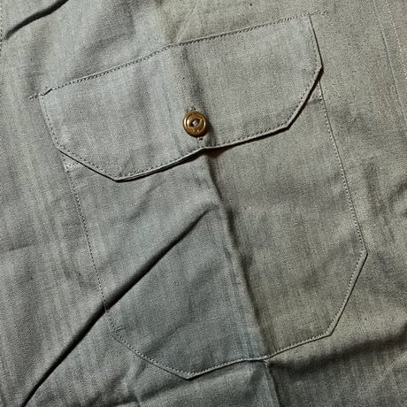 1950's COWDEN Herringbone L/S Shirt Deadstock