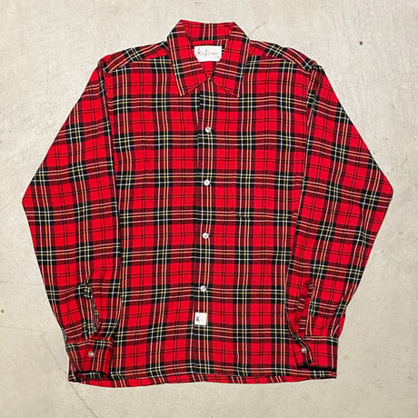 1960's M F Rayon L/S Shirt Deadstock