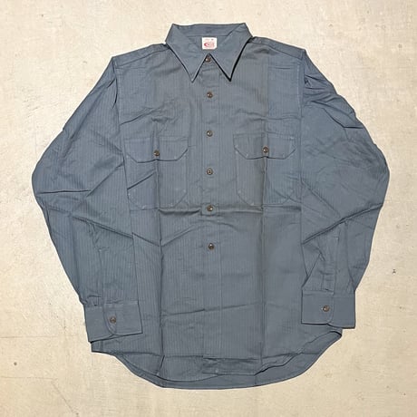 1950's COWDEN Herringbone L/S Shirt Deadstock