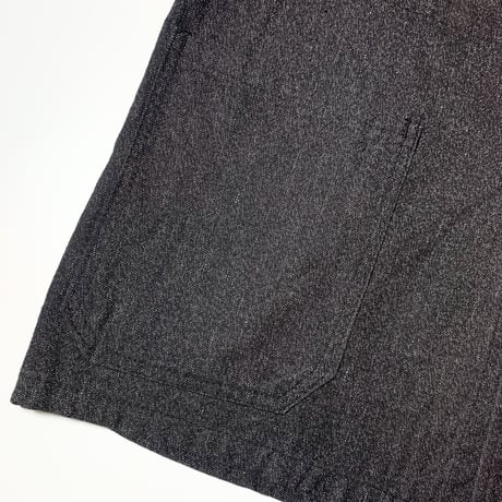 1950's French Unknown Black Chambray Work Jacket