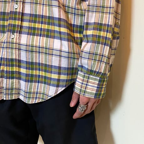 1970's SERO Indian Madras L/S Shirt