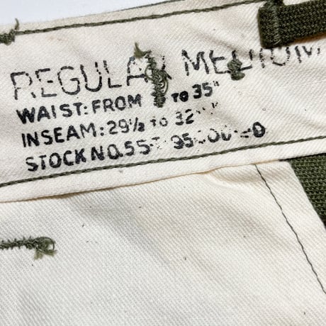 1950's US.ARMY M-51 Field Trousers Deadstock