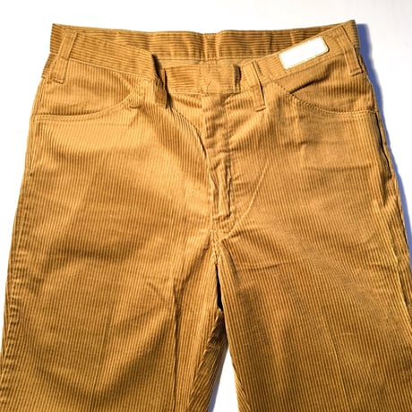 1960's Unknown Corduroy Tapered Pants Deadstock