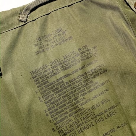 1950's US.ARMY M-51 ARCTIC Trousers Deadstock