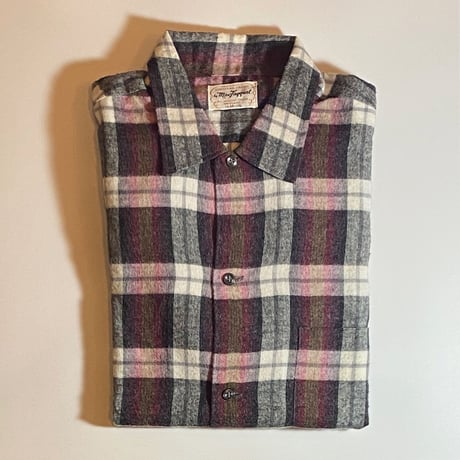 1960's Mac Taggart Rayon L/S Shirt Deadstock
