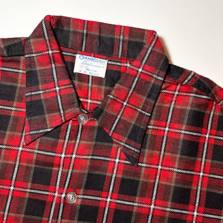 1960's〜 OSHKOSH Flannel L/S Shirt Deadstock