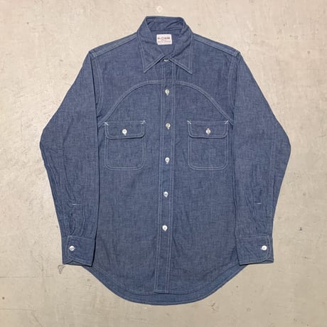 1960's〜 EL CISNE Chambray L/S Shirt