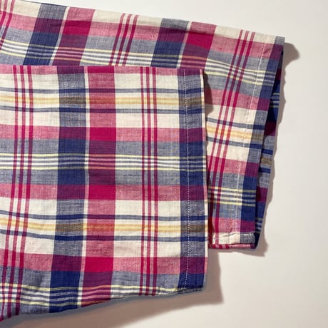 1960〜70's Brooks Brothers Indian Madras S/S Shirt