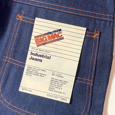 1980's〜 BIG MAC Denim Painter Pants Deadstock